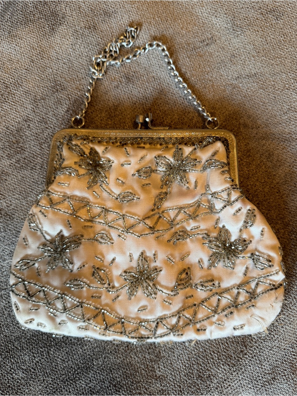 VINTAGE Wallace Beaded Bag Made in Hong Kong
